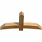 Ekena Millwork Bellingham Rough Sawn Timber Gable Bracket, Western Red Cedar, 60"W x 30"H x 6"D x 6"F, 12/12 Pitch GBW060X30X0606BEL00RWR - alternate 3